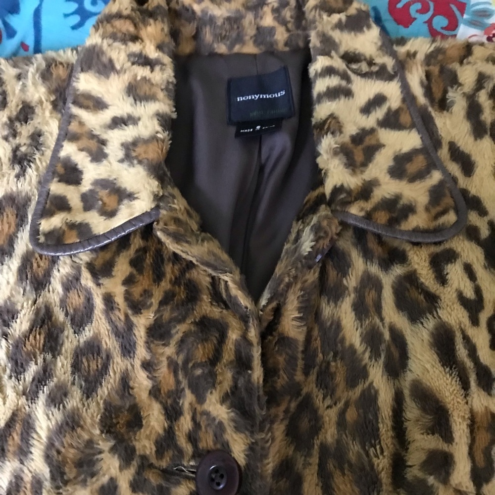 Leopard Print Coat